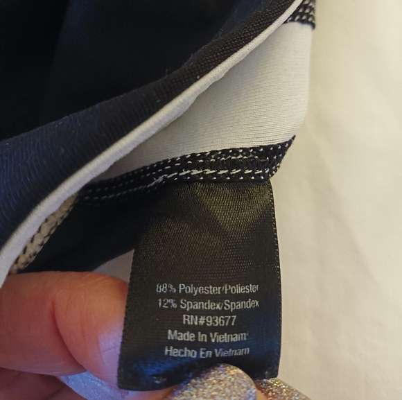 Xersion Women's Black White  Track Suit Yoga Wide Leg 3 Piece Set Size 1X - Picture 7 of 15